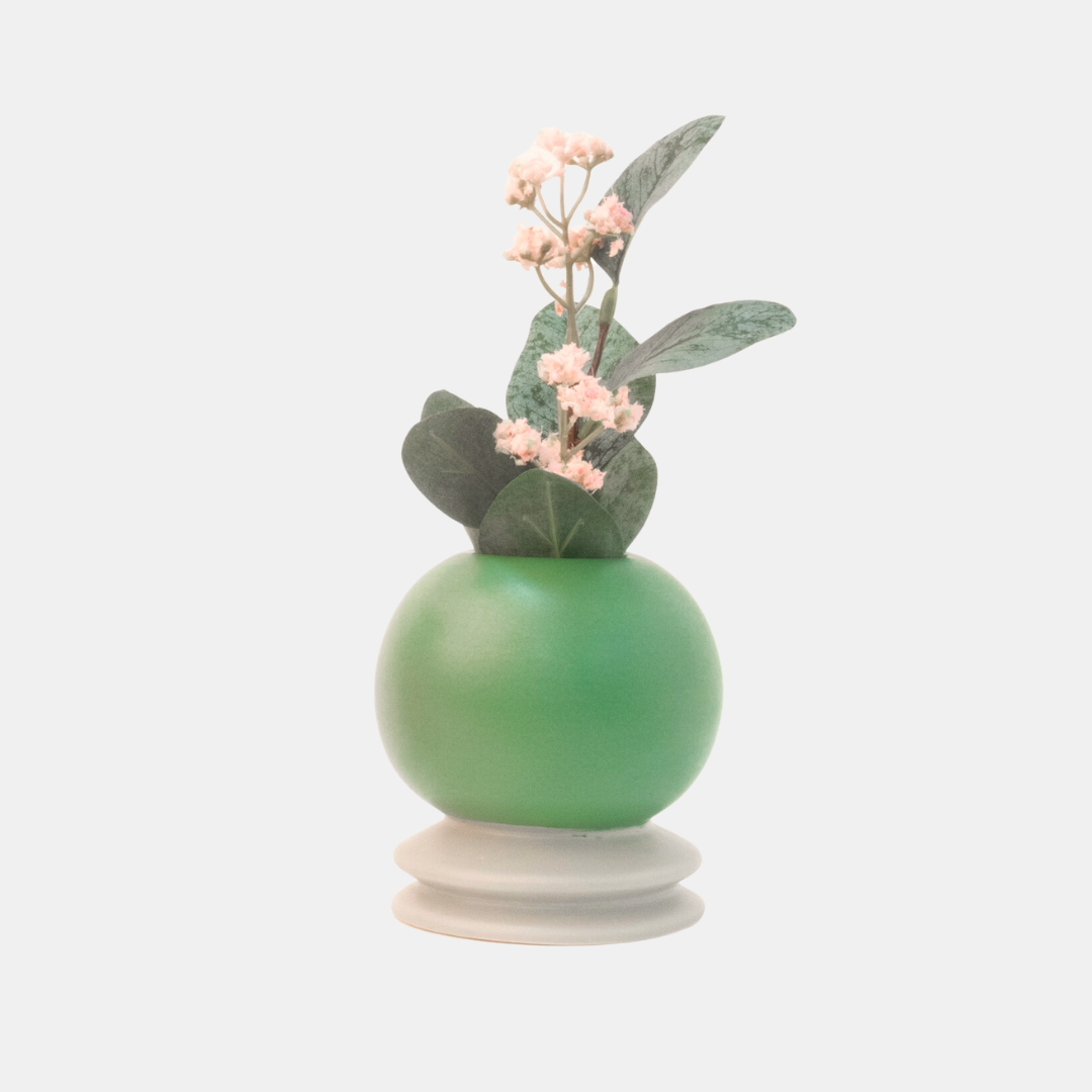 Green Ball Vase