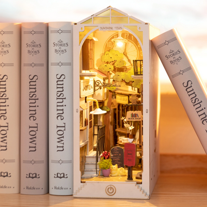 Sunshine Town Book Nook DIY Miniature Kit