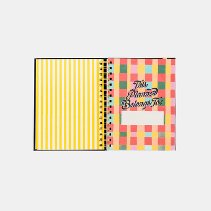 Black Floral 2027 Planner