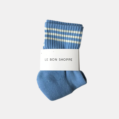 Parisian Blue Girlfriend Socks