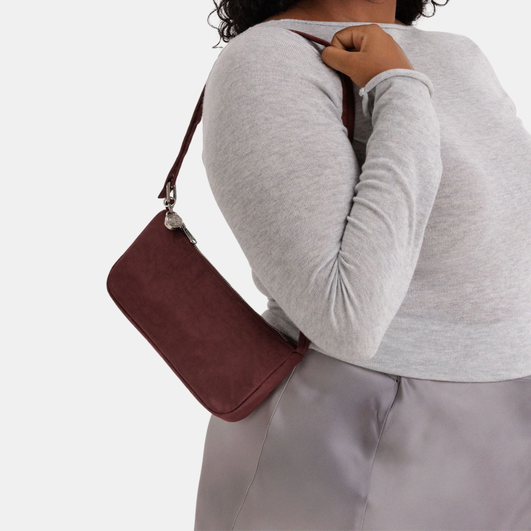 Mahogany Nylon Pochette