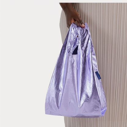Lavender Metallic Baby Baggu