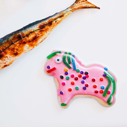 Weird Horse Cookie Magnet