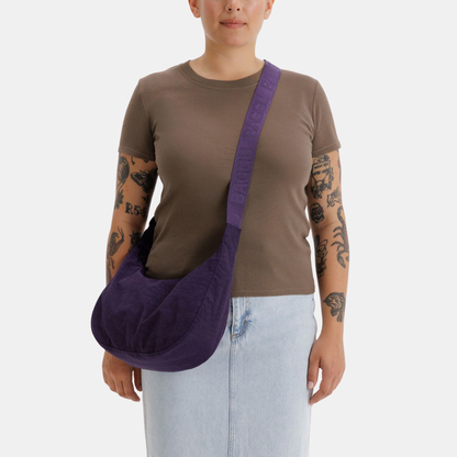 Fig Medium Nylon Crescent Bag