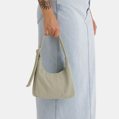 Celadon Mini Nylon Shoulder Bag