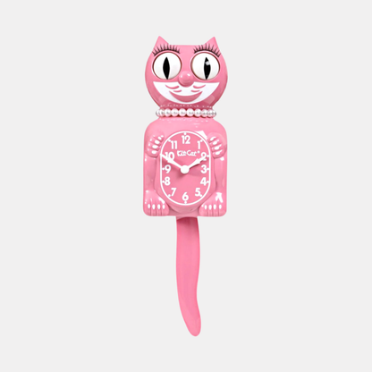 Pink Satin Kit-Cat Klock