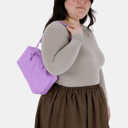 Rose Small Nylon Bowler Bag
