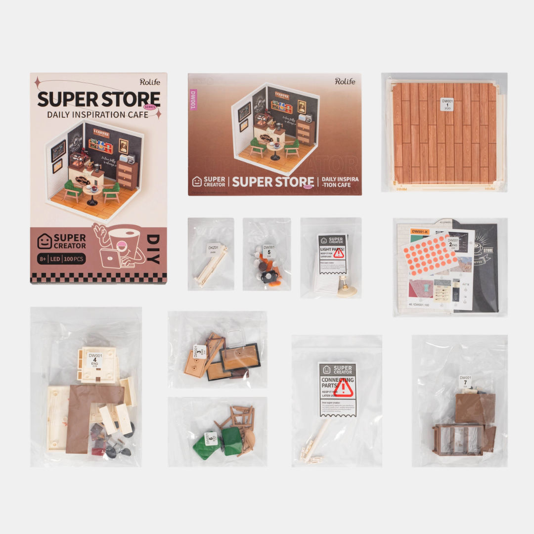 Breezy Time Cafe DIY Miniature Kit