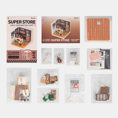 Breezy Time Cafe DIY Miniature Kit