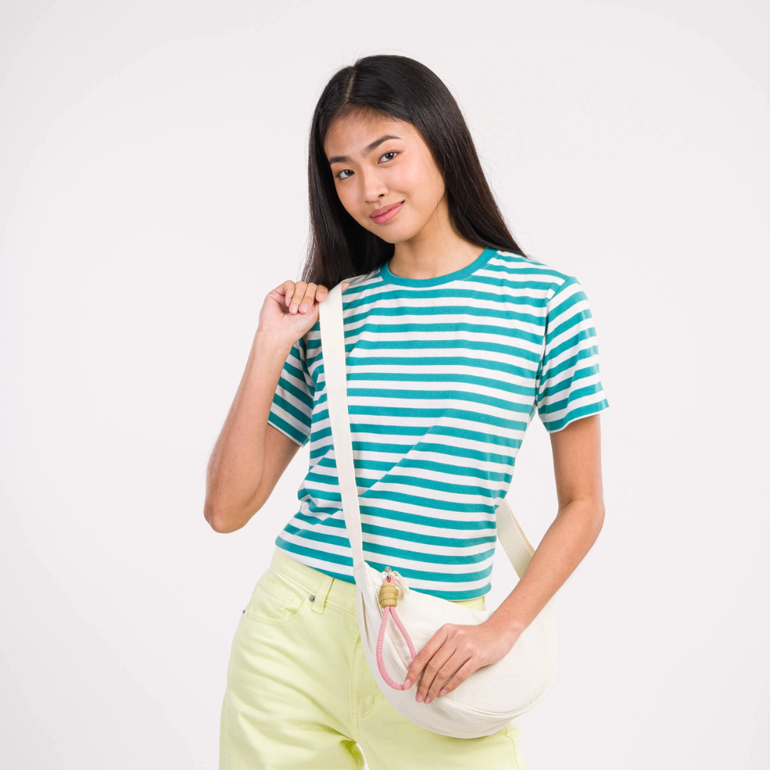 Poppy Colourblock Loop Keychain