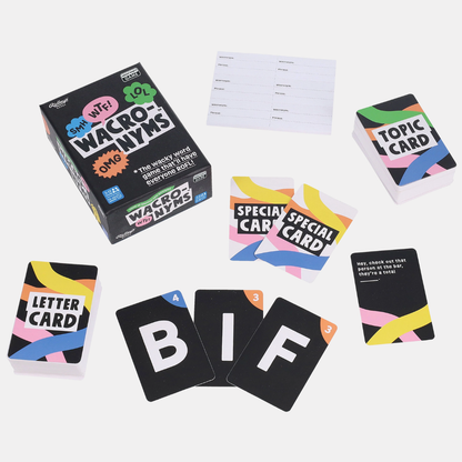 Wacronyms Card Game