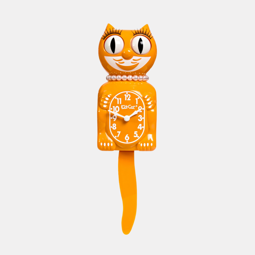 Orange Kit-Cat Klock