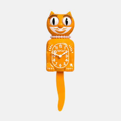 Orange Kit-Cat Klock