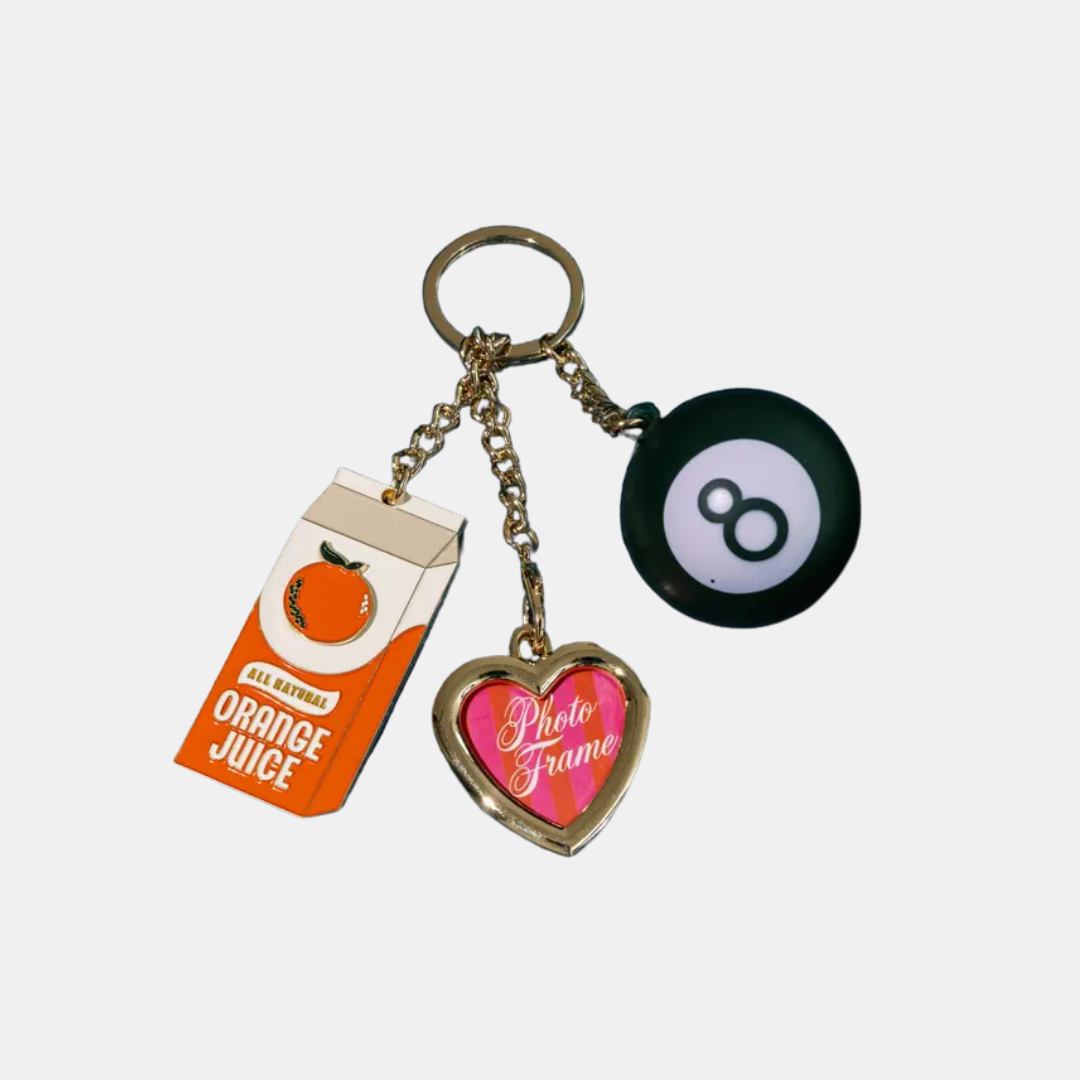 Orange Juice Fidget Keychain