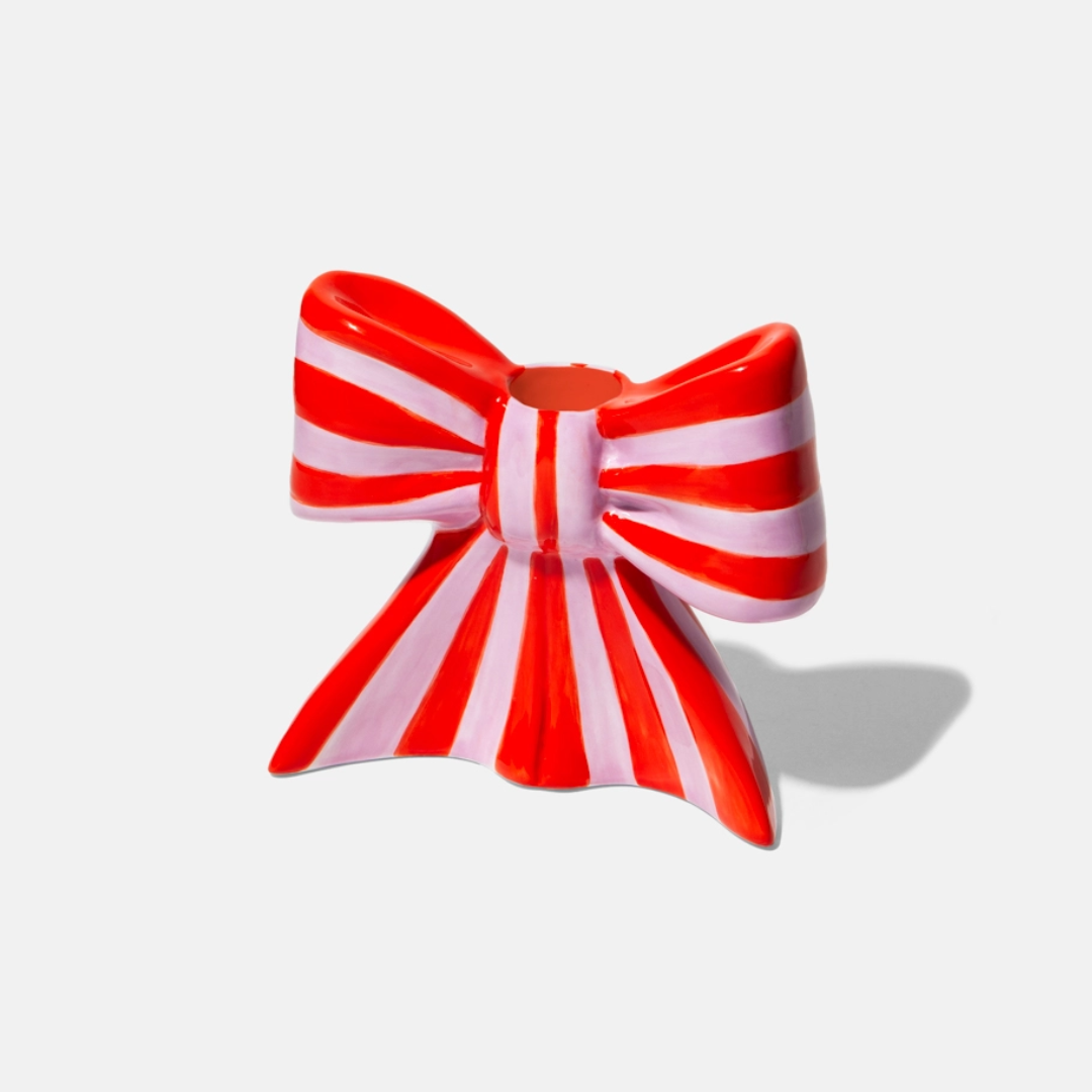 Medium Bow Candle Holder