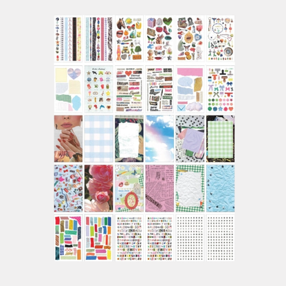 Haricot Vert Dreamworld Junk Journal Sticker Book