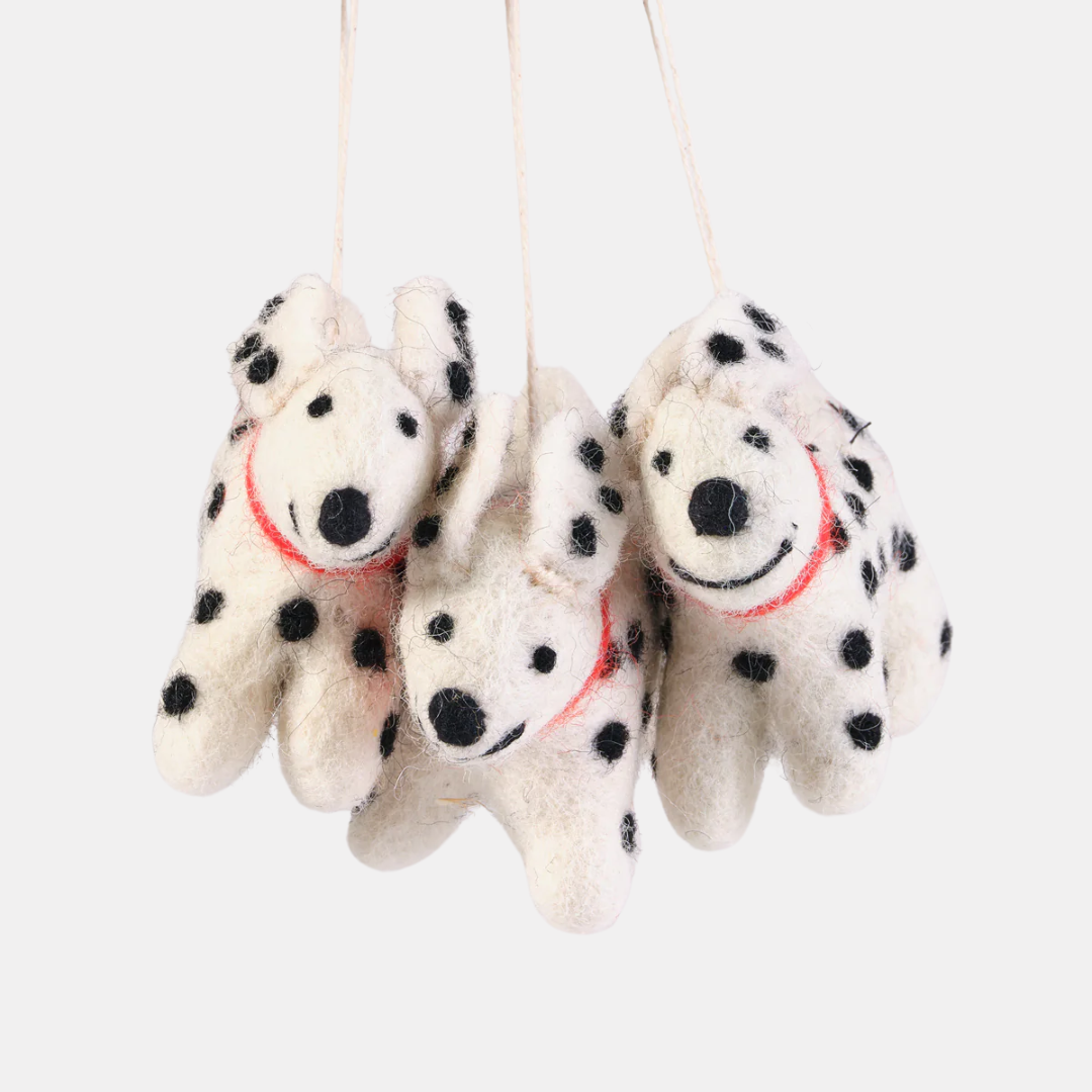 Eric, the Spotty Dog Hanging Felt Ornament