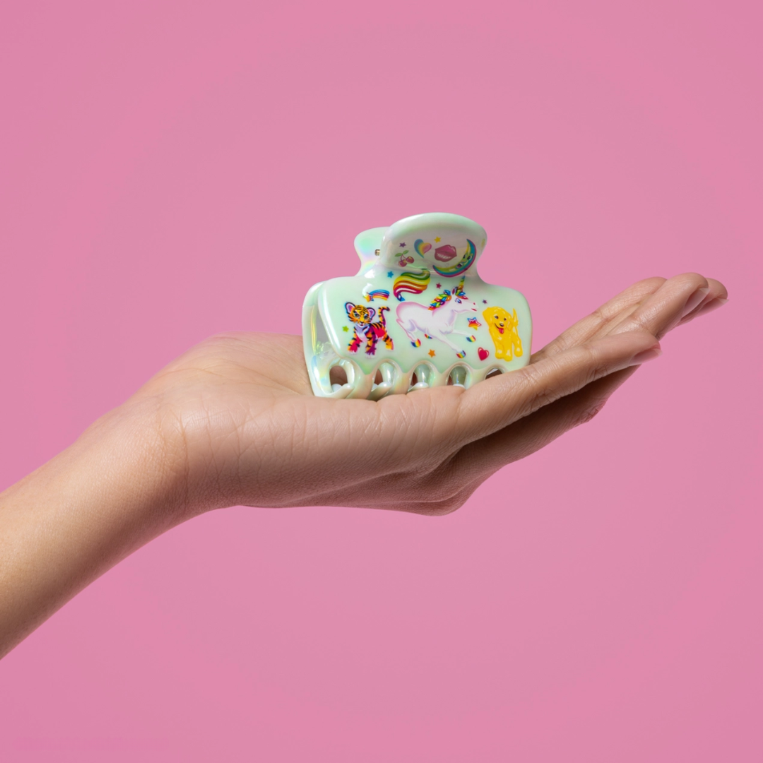 Lisa Frank Rainbow Unicorn Hair Claw