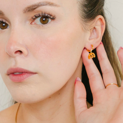 Gold Henri Hoops