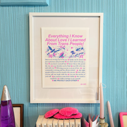 Everything I Know Print