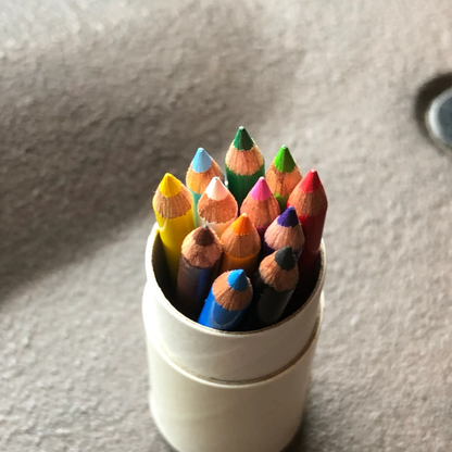 Miniature Pencil Crayons 12-Pack Capsule