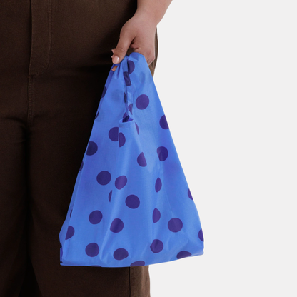 Blue Polka Dot Baby Baggu