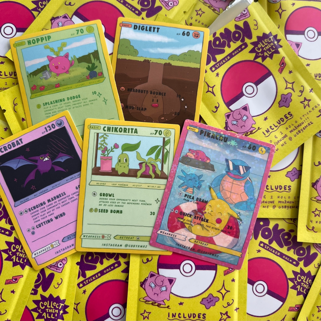 Pokemon Card Sticker Pack Volume 4