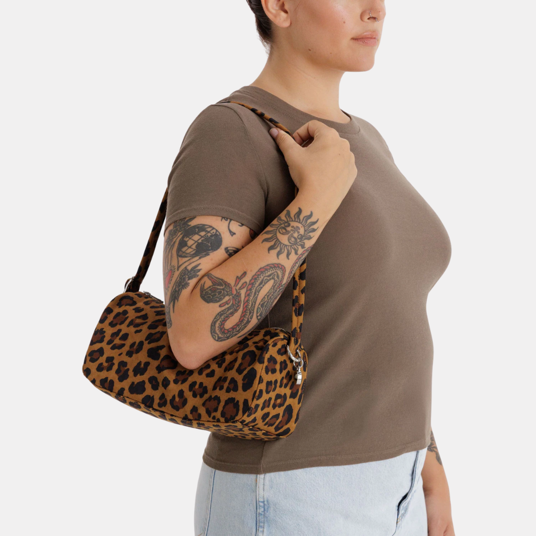 Leopard Nylon Loaf Bag