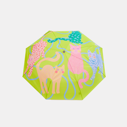 Lime Arty Cats Original Duckhead Umbrella