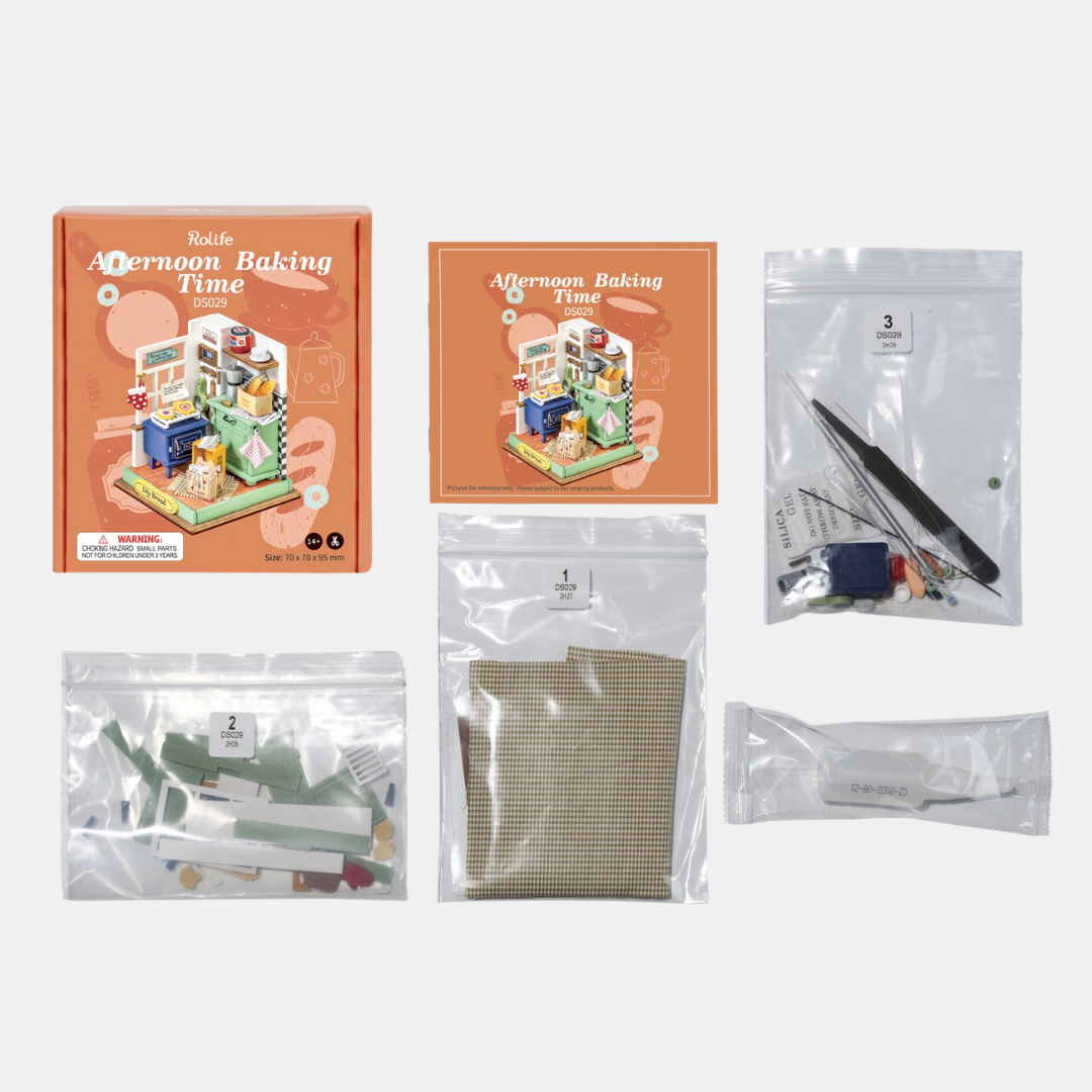 Afternoon Baking Time DIY Miniature Kit