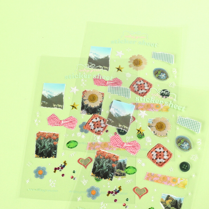Scrapbooking Sticker Sheet