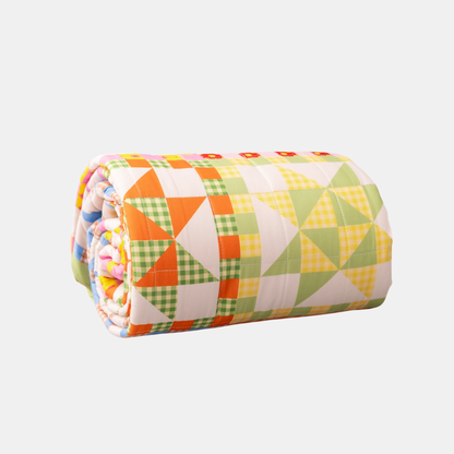 Star Patchwork Quilted Blanket