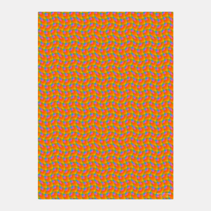 Trippy Checker Gift Wrap