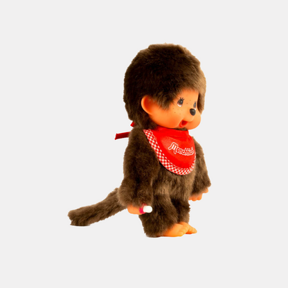 Monchhichi Classic Boy Red Bib Plushie