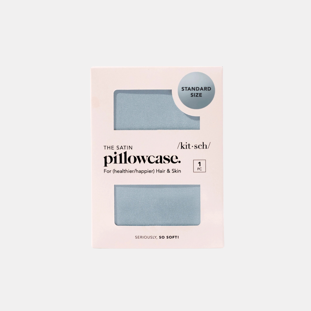 Haze Blue Satin Pillowcase