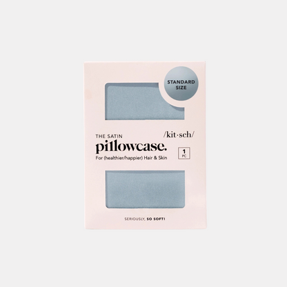 Haze Blue Satin Pillowcase