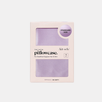Lavender Satin Pillowcase