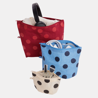 Polka Dot Mix Go Pouch Set