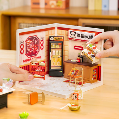 Panda Hot Pot DIY Miniature House
