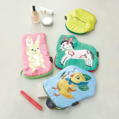 Squirrel Satin Pouch