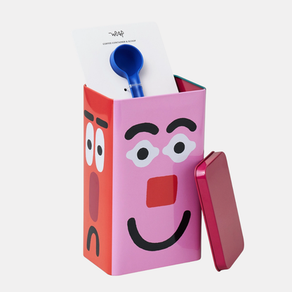 Faces Kitchen Storage Tin