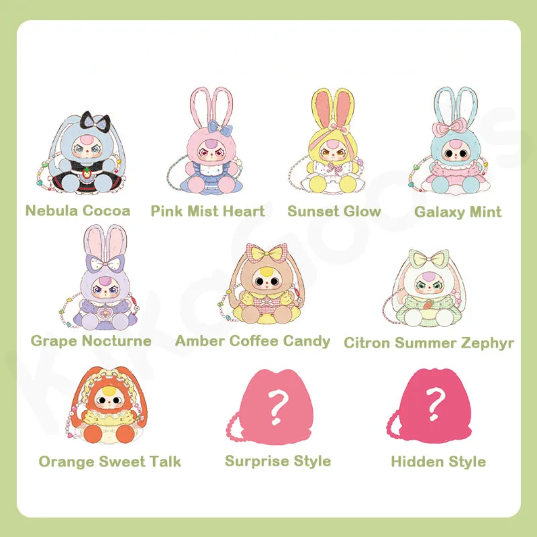 Baby Three Macchiato Mini Rabbit Bag Series Plush Blind Box