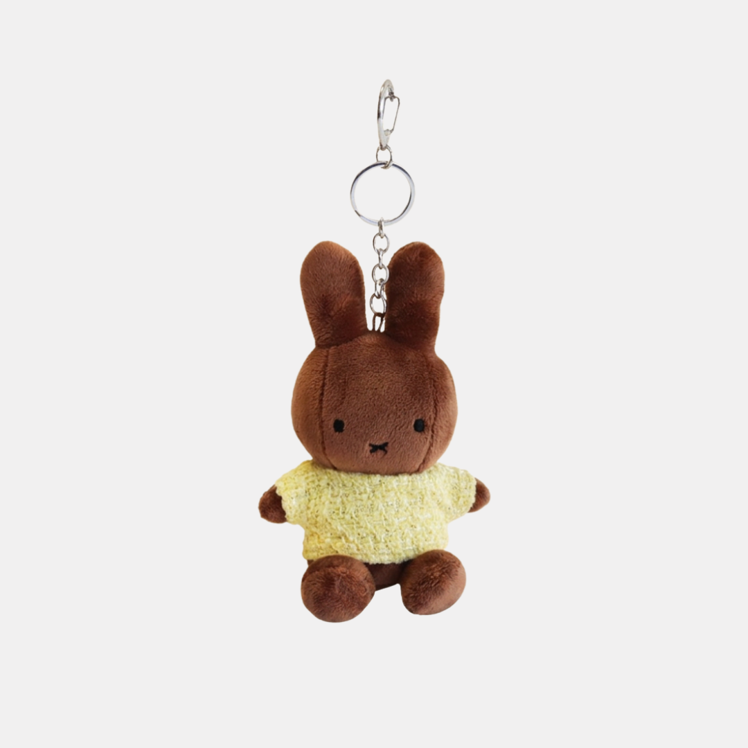Miffy Tweed Twist Shirt Plush Keychain