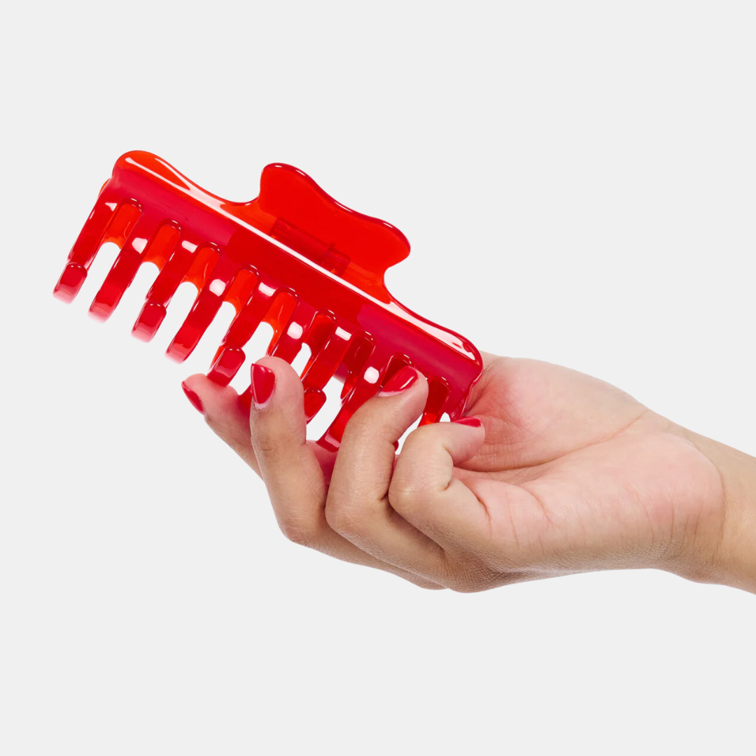 Candy Red Large Jojo Hair Claw