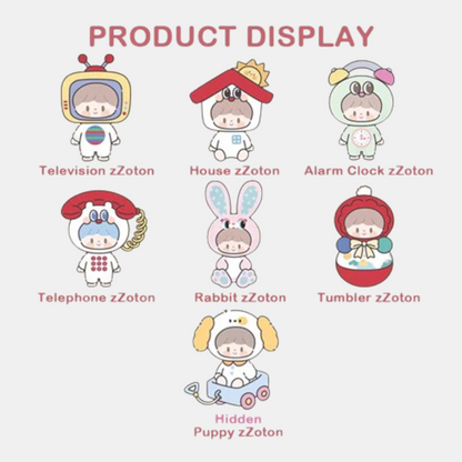 zZoton Happy Childhood Series Plush Blind Box