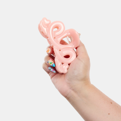 Pink Heart Loop Claw