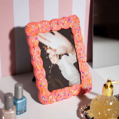 Sweetie Pink Icing Photo Frame