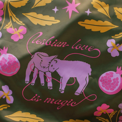 Lesbian Love is Magic Silk Scarf
