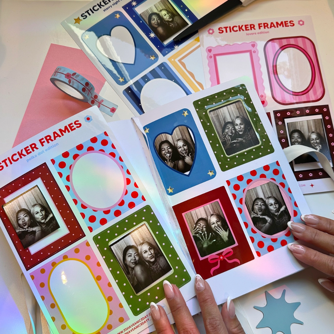 Starry Night Sticker Frames