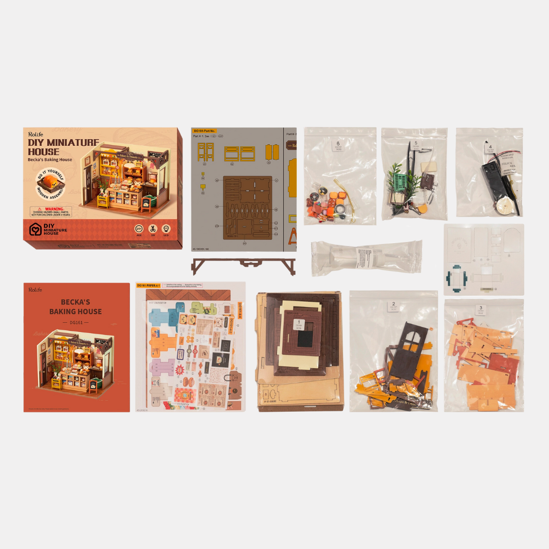 Baking House DIY Miniature Kit